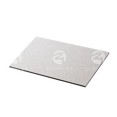 Panel de aluminio compuesto 4mm "Flash Silver"