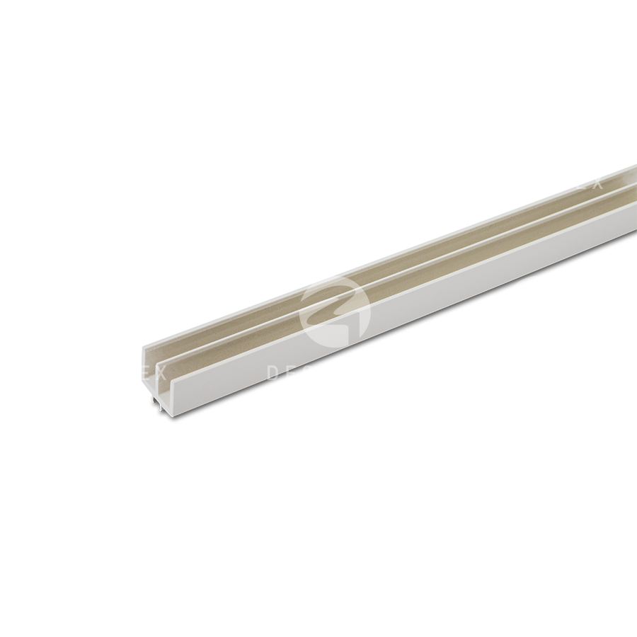 Canaleta PVC para puertas corredizas R8