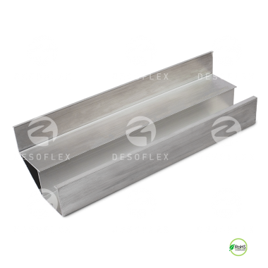 Guía de aluminio para riel